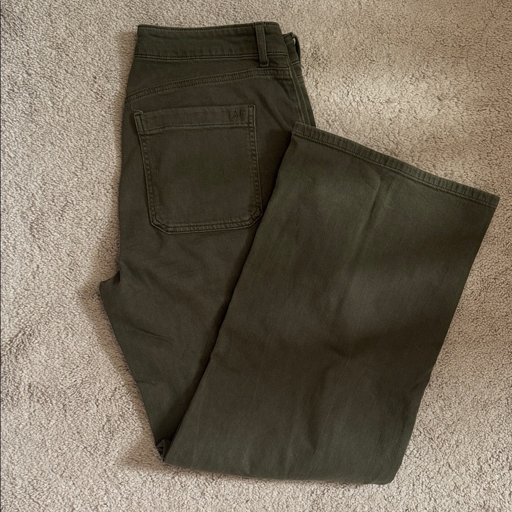 American Eagle Outfitters Super High Rise Baggy Wide Leg Pants
